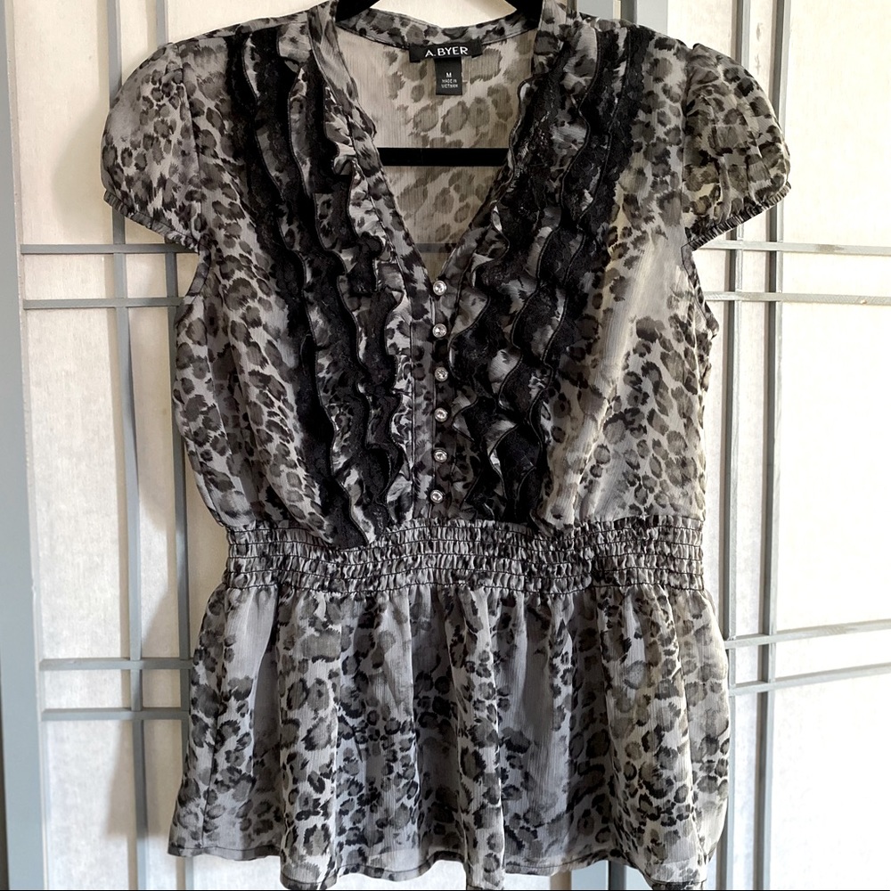 Animal Print Top